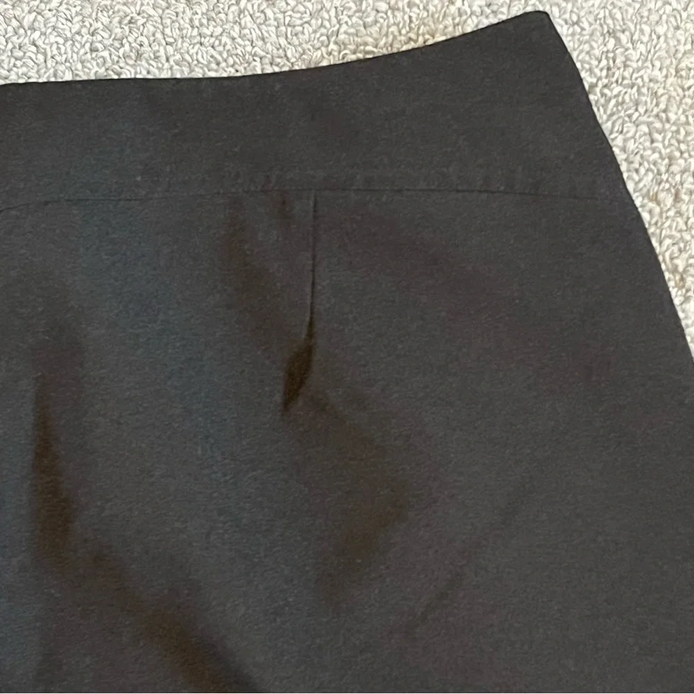 Larry Levine Pants Womens 16 Sport Stretch Trouser Zipper Polyester Wide Leg